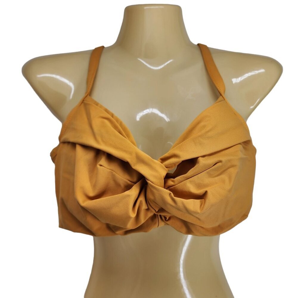 Athleta Bikini Top‎ Orange Women's Size 34D/DD